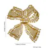 Broche Dourado Cravejado de Diamantes, Acessórios de Luxo Modernos e Versáteis, Decorações de Alfinete para Terno Unissex