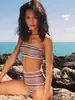 Traje de baño de tres piezas estilo nuevo 2026 para mujer, que oculta el abdomen y estiliza, adecuado para la playa, vacaciones y aguas termales [Disponible para Dropshipping]