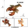 Simulación de cognición infantil educación temprana Penaea Monodon camarón tigre acuático langosta de agua dulce animal modelo juguete adornos