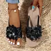 Sandalias de Mujer de Talla Grande para Verano 2025 Zapatos de Playa Zapatos Tejidos Chanclas de Moda Sencilla