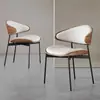 Mesa de Comedor y Sillas Estilo Medieval 2025 Nuevo Crema Restaurante Hogar Apartamento Pequeño Artístico Silla Eames
