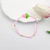 Pulsera transfronteriza nueva pequeña fresca de tulipán pulsera de flor color caramelo semitransparente diseño de pulsera floral pulsera pulsera