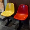 Cadeiras de Plástico com Encosto para Quadra de Basquete, Cadeiras de Espera para Infusão Hospitalar, Bancos para Áreas Públicas de Parques, Assentos de Descanso Externos