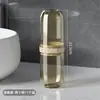 Copo de Viagem para Escova de Dentes Estilo Japonês, Caixa de Armazenamento para Escova de Dentes, Conjunto Conveniente de Escova de Dentes e Copo para Escovação, Essencial para Pessoas Preguiçosas