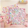 Adesivos Bolha 3D de Fantasia Hello Kitty para Meninas Brinquedos Sanrio Adesivos de Fantasia My Melody