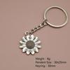 Amazon Hsien Temu AliExpress Joyería Explosiva Flor de Girasol Simple Girasol Llavero Colgante