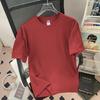 Camiseta de Manga Corta de Algodón Puro para Mujer en Verano, Tops Holgados que Reducen la Edad, Tops de Media Manga de Nicho y Elegantes, Ropa para Mujer de Talla Grande, Versátil