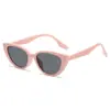 Nuevas gafas de sol triangulares estilo ojo de gato transfronterizas, retro, para fotografía callejera, versátiles, de montura pequeña, para hombre y mujer, gafas con protección UV