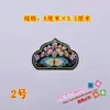 Accesorios de ropa para minorías étnicas de Guizhou, aplique de tela redondo bordado retro, parche de estilo étnico Miao, flor de transferencia en caliente para manualidades