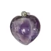 Colgante de Amatista de Venta Caliente Transfronterizo, Corazón de Ágata Roja Piedra Natural, Colgante de Corazón de Cuarzo Rosa de 20 mm, Accesorios de Piedra Ojo de Tigre