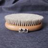 Venta Caliente en Internet Cepillo Seco Adelgazante Grande de Madera de Haya Crin de Caballo Pelo Suave Cepillo de Baño Portátil Cepillo de Baño Corporal Cepillo Masajeador Corporal