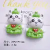 Navidad de Dibujos Animados Jiikawa Resina DIY Pegamento de Crema Funda para Teléfono Móvil Pasador Diadema Flor para Zapatos Imán para Refrigerador Joyería