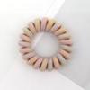 Estilo Coreano ins Celebridad de Internet Elegante Color Vintage Esmerilado Simple Alta Elasticidad Chica Liga para el Cabello Tipo Línea Telefónica Cuerda para el Cabello Accesorios para el Cabello