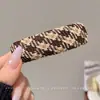 Pinza BB de Flequillo Lateral de Alta Gama Otoño/Invierno 2026 Nuevo Color Café Oscuro Pinza para el Cabello Pinza de Pato Estilo Ins Suave Accesorios para el Cabello