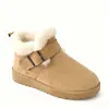 Zapatos Birkenstock de Terciopelo Grueso para Mujer 2025 Nuevos para Exteriores Retro Peludos Cómodos Cálidos de Algodón Venta al por Mayor