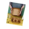 Fabricante de papel para freidora de aire, platos pequeños para uso doméstico, papel absorbente de aceite, papel de silicona para aceite, platos de papel desechables, vajilla y envoltorios para alimentos