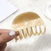 Corea del Sur Dongdaemun Pinza de Pelo de Ácido Acético Chica de Red Cabello Trasero Accesorios para el Cabello Pinza de Tiburón Pinza de Agarre Fabricantes