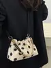 Bolso de Cubo con Cordón de Lunares de Nicho Estilo Coreano, Bolso de Hombro Moderno y Sencillo, Bolso Cruzado de Bloques de Color de Moda 2026