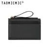 Amazon Transfronterizo para Mujer 80% de descuento Cartera Pequeña de Gran Capacidad con Cremallera Simple Correa de Muñeca Portatarjetas de Mano Cartera