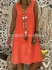 2026 Amazon Ebay Aliexpress Wish Verão Europeu e Americano Venda Quente Transfronteiriça Vestido Colete Sem Manga Decote V Moda Feminina