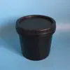 Cubo de plástico de 0.5 litros 1 litro kilogramo cubo para alimentos cubo para salsa cubo para mermelada cubo para condimentos cubo de embalaje para pintura cubo de muestras