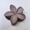 Oufile Europeu e Americano Transfronteiriço Fosco Plumeria Presilha de Cabelo Feminina Férias Coque Presilha Tubarão Grampo de Cabelo Acessórios de Cabelo Atacado