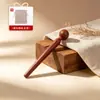 Palo de masaje multifuncional de sándalo para acupresión y relajación muscular, doble uso para cara, pie y todo el cuerpo, dispositivo de masaje calmante de meridianos, modelo nuevo