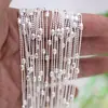 Cadena de cuentas de 1,2 mm con clip, cadena de cuentas ovaladas, joyería, accesorios para el cabello antiguos, se puede fijar con retención de color, mango completo de 100 m