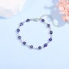 Pulseira de Moda Transfronteiriça Europeia e Americana Feminina Luxo Leve Olho do Diabo Estilo Ins Pulseira Senso de Alta Qualidade Nicho Joias Lote
