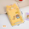 Porta-Cartão Pvc Fofo Creme Ventilador 3 polegadas Estojo Protetor Polaroid Ídolo Campus Pequeno Cartão Pingente Livro de Armazenamento