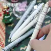 Dongmi 815 Tejedor de Sueños Bolígrafo de Gel Retráctil Invierno Navidad Alta Calidad Cs Secado Rápido 0.5 Regalo para Estudiantes Examen Bolígrafo Negro