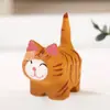 Muñeca de Gatito Mini de Dibujos Animados Adornos de Exhibición para Coche Muñeca Decorativa para Consola de Coche Escritorio de Oficina