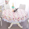 Nova Toalha de Mesa Redonda Grande Impermeável e à Prova de Óleo Sem Lavagem Toalha de Mesa Redonda para Casa e Restaurante Toalha de Mesa Redonda Especial Toalha de Mesa