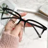 Óculos com Armação Grande Estilo Novo em PC Anti-Luz Azul, Óculos de Armação Completa da Moda Sem Grau para Homens e Mulheres, Óculos para Miopia com Armação Degradê