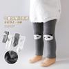 Leggings de Bebé para Ropa Exterior, Medias Gruesas para Niñas con Forro Polar, Calcetines para Niños Pequeños, Pantalones de Nueve Puntos de Dibujos Animados para Invierno