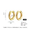 Aros de Oreja de Moda Transfronterizos al por Mayor en Stock para Mujer, Acero de Titanio, Lujo Ligero, Sensación de Alta Gama, Estilo Europeo y Americano, Estilo Ins, No se Desvanecen