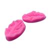 Molde de Silicona para Estampado de Impresión de Hojas Delanteras y Traseras DIY Molde para Hornear Pastelería Occidental Herramienta de Decoración de Flores de Azúcar Fondant