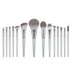 Ventas directas de fábrica Juego de brochas de maquillaje Cangzhou Seiko pelo suave polvo suelto sombra de ojos corrector brocha antibacteriana estuche de cuero portátil juego profesional completo de herramientas de belleza