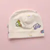 Touca Bebê Recém-Nascido Estampada Fina Verão Algodão Puro Touca Bebê Pulôver À Prova de Vento Absorvente de Suor Alta Elasticidade