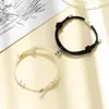 Pulsera de pareja sol y luna de aleación nueva 2020 un par de imanes se atraen pulsera de mano para novias joyería al por mayor comercio exterior
