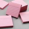 Post-it Línea Horizontal Lindo Color Sólido Nota Adhesiva Estudiante Mensaje Adhesivo Oficina Simple Adhesivo Línea Términos Adhesivo de Color