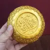 Cuenco del Tesoro Sapo Dorado de Latón, Cuenco del Tesoro Unicornio, Recibidor, Sala de Estar, Decoración de Escritorio, Bendición, Adornos para Apertura y Inauguración de Casa