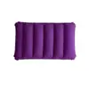 Almohada Inflable Cuadrada para Siesta de PVC Flocado Transfronterizo Almohada Inflable para Viaje Oficina de Negocios LOG0 Imprimible