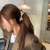 Grampo de Banana de Luxo Acessível Coreano com Laço Totalmente Cravejado 2025 Novo Grampo de Cabelo Elegante de Alta Qualidade Acessórios de Cabelo para Mulheres
