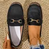 Nuevos Zapatos Planos para Mujer Talla Grande Primavera/Verano 2026, Mocasines Casuales de Estilo Coreano con Punta Puntiaguda y Sin Cordones