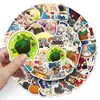50 pegatinas de arroz de laberinto en la punta de la lengua ciudad subterránea decoración impermeable taza térmica agenda pegatinas de tarjeta goo