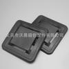 PVC Quadrado Bazito Peça Sub-cinto 1 polegada Almofada Quatro Cantos Fita Quadrada Descompressão Antiderrapante Adesivo de Orelha Peça de Reforço