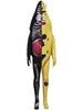 Disfraz Cosplay de Banana Medio Esqueleto de Fortnite Disfraz de Halloween Personaje de Videojuego Mono Transfronterizo Atuendo de Fiesta para Role-Playing
