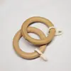 Anillos para Cortinas de Madera Maciza, Anillos para Colgar, Accesorios de Gancho, Anillos de Madera Natural para Barra Romana, Anillos para Colgar, Anillos de Madera, Materiales Auxiliares