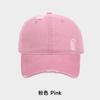 Primavera y Verano Nuevo Algodón Puro Color Sólido Agujereado Algodón Lavado Gorra de Béisbol para Mujer Estilo Coreano Combinable Transpirable Sombrilla Gorra para Hombre
